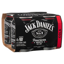 Load image into Gallery viewer, Jack Daniels American Serve 250mL cans
