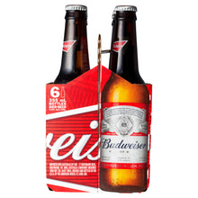 Load image into Gallery viewer, Budweiser Lager Beer Bottle 330mL - Liquor Lab