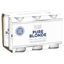 Load image into Gallery viewer, Pure Blonde Ultra Low Carb Lager Cans 375mL
