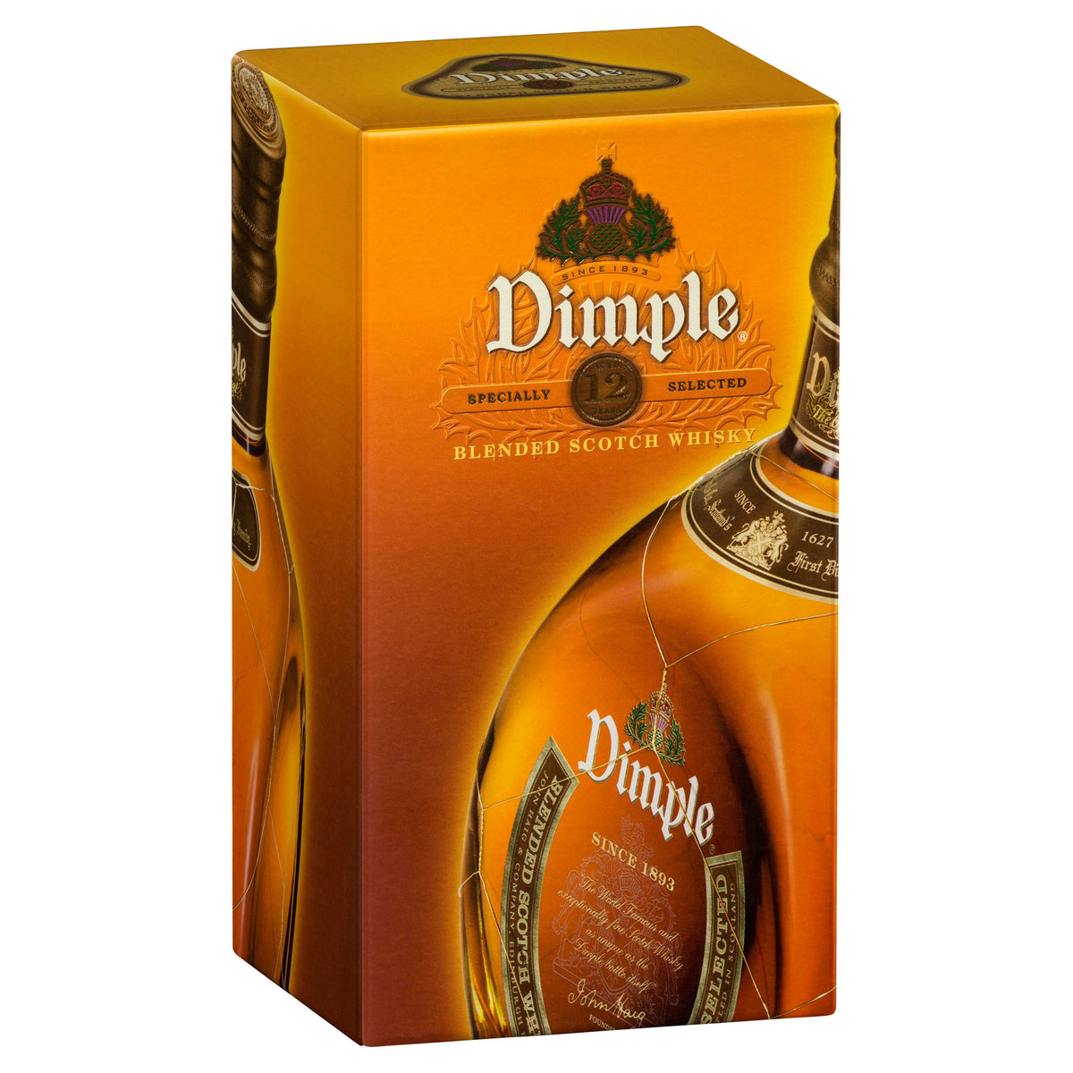 Dimple 12 Year Old Blended Scotch Whisky 700ml – Liquor Lab Dimple 12 Year Old Blended Scotch Whisky 700ml – Liquor Lab