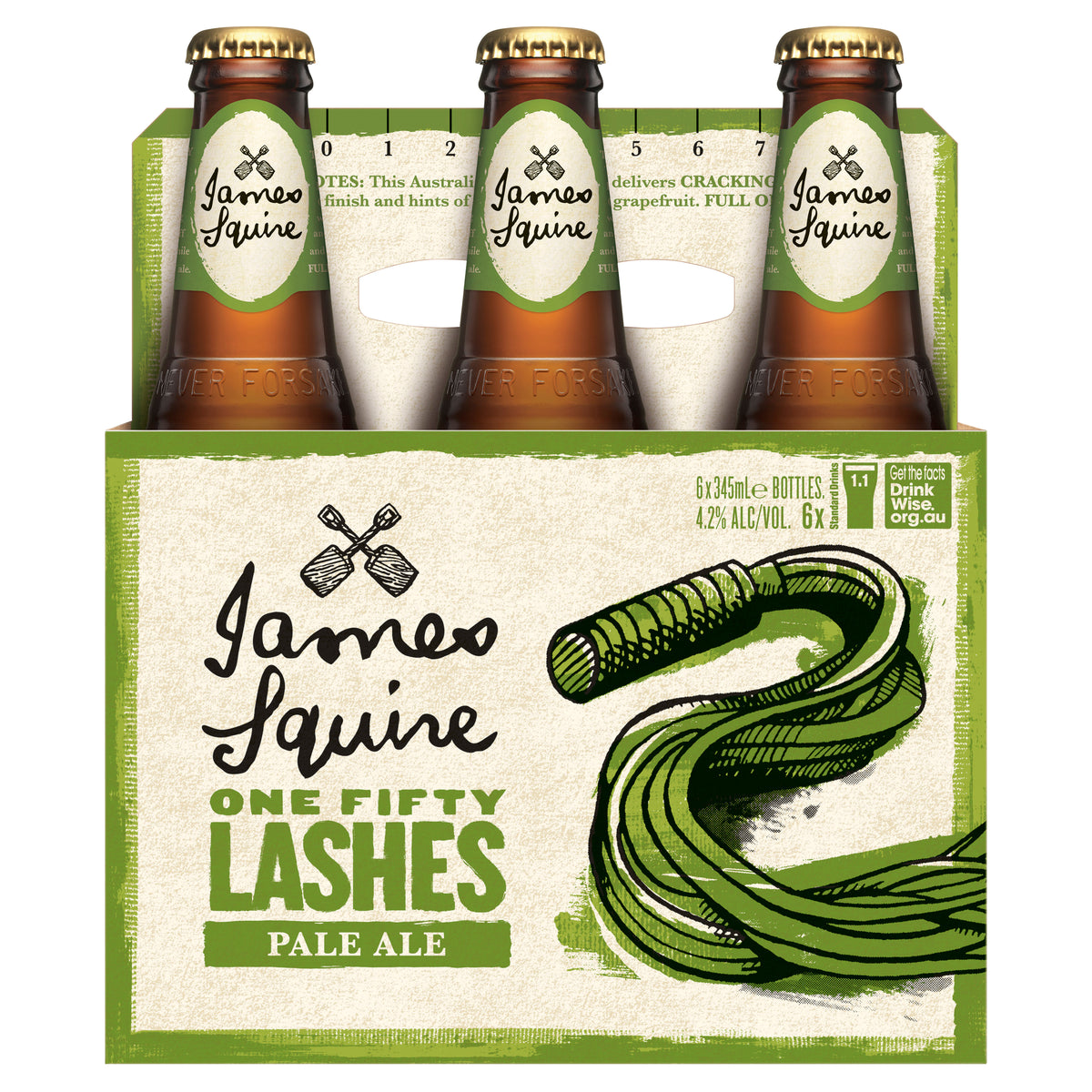 James Squire One Fifty Lashes Pale Ale Bottles 345mL Liquor Lab