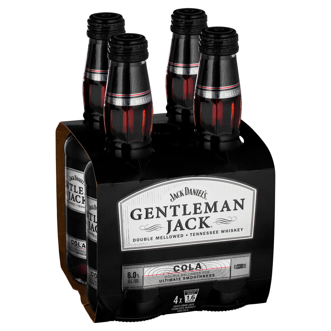 Gentleman Jack Rare Tennessee Whiskey & Cola 330mL - Liquor Lab