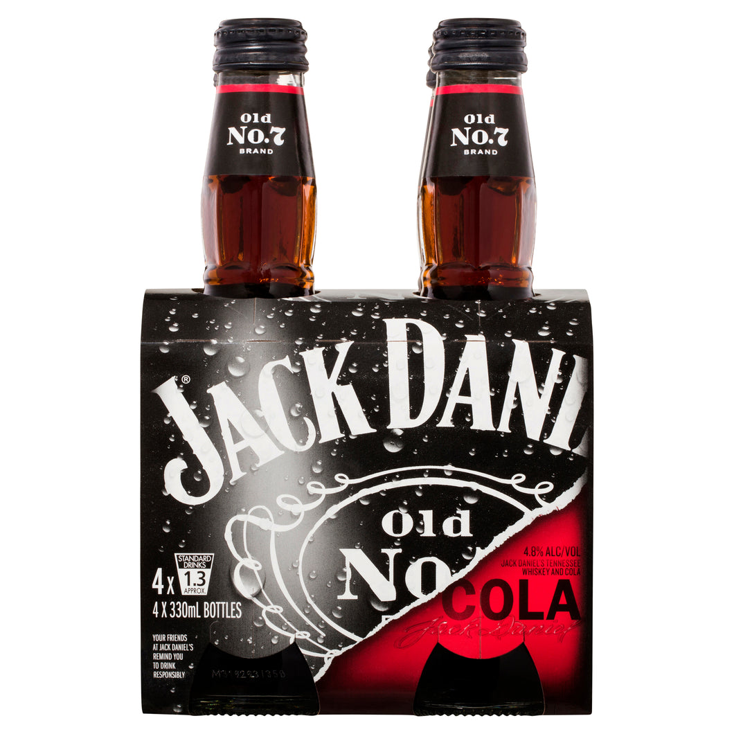 Jack Daniel's & Cola Bottles 330mL