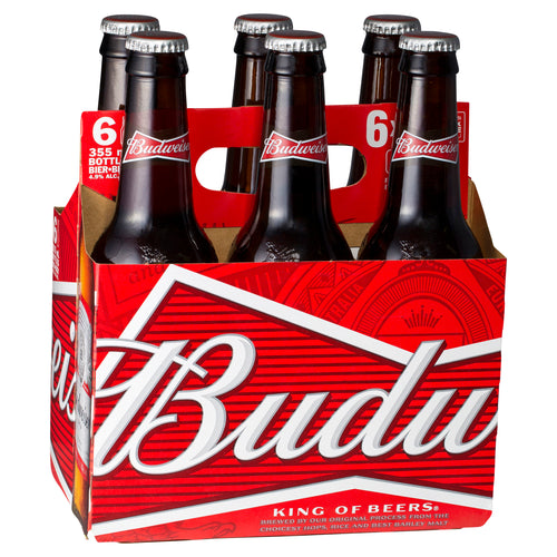 Budweiser Lager Beer Bottle 330ml