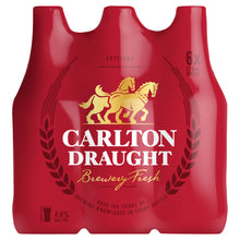 Load image into Gallery viewer, Carlton Draught 6 x 375mL Bottles
