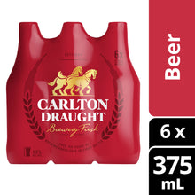 Load image into Gallery viewer, Carlton Draught 6 x 375mL Bottles
