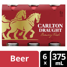 Load image into Gallery viewer, Carlton Draught Cans 375mL
