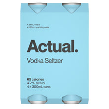 Load image into Gallery viewer, Actual Vodka Seltzer Cans 300mL - Liquor Lab
