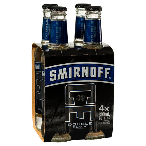 Smirnoff Ice Double Black Bottles 300mL - Liquor Lab