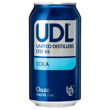 Load image into Gallery viewer, UDL Ouzo &amp; Cola Cans 375mL
