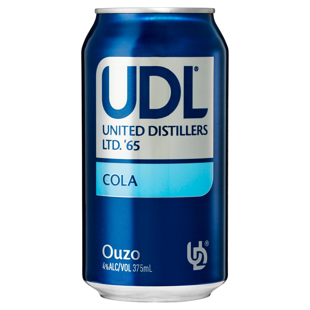 UDL Ouzo & Cola Cans 375mL - Liquor Lab