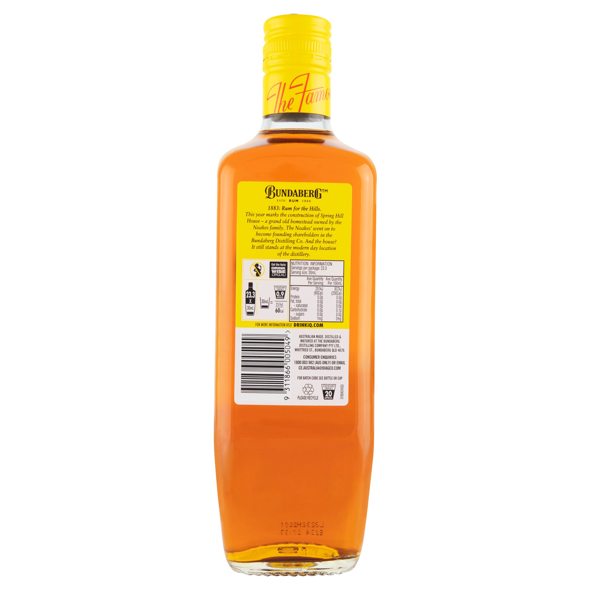 Bundaberg Original Rum 700ml – Liquor Lab