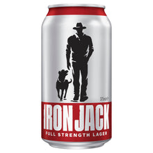 Load image into Gallery viewer, Iron Jack Full Strength Lager Can 30 Block 375mL
