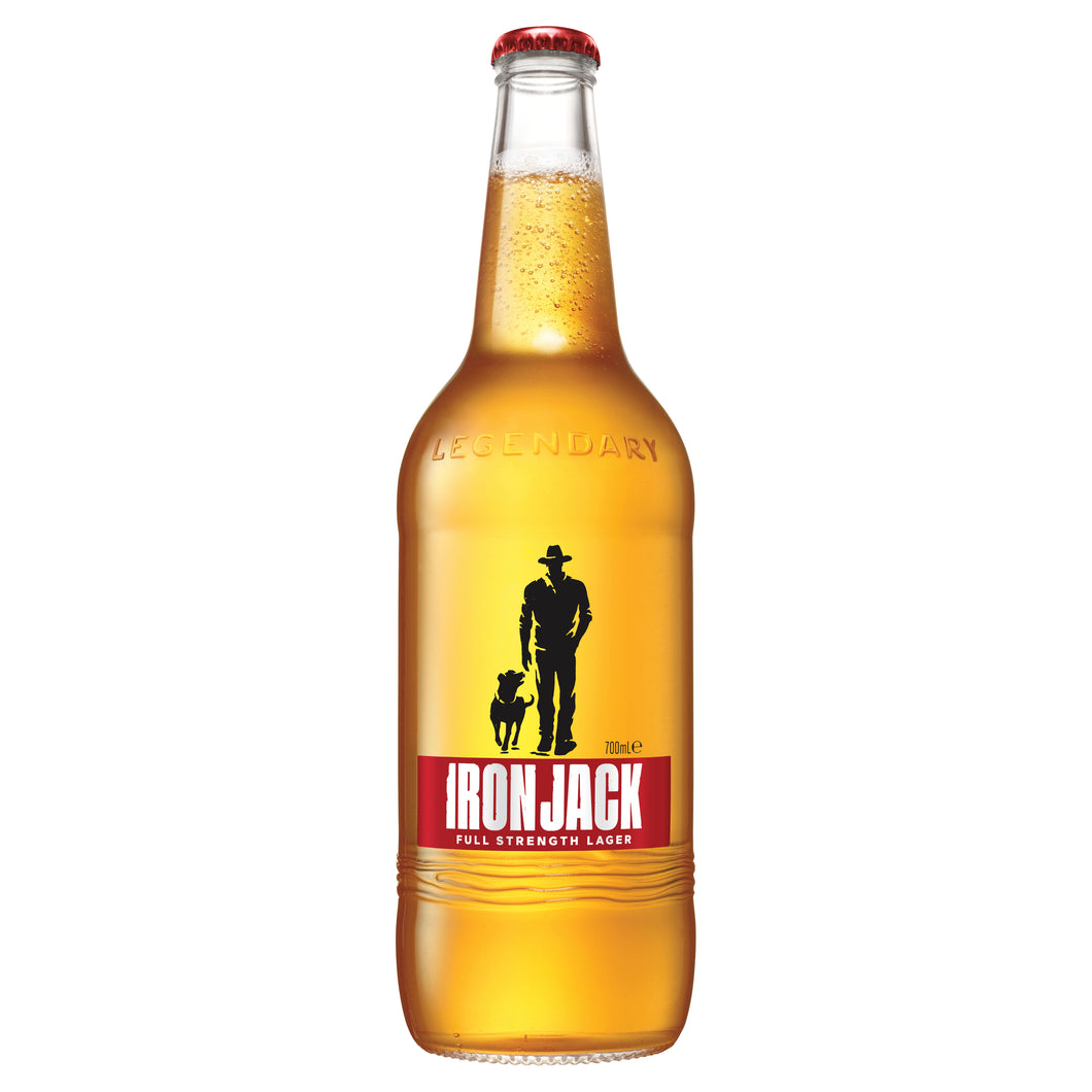 Iron Jack Crisp Lager Bottles 700mL