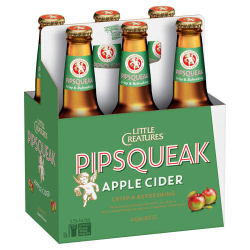 Little Creatures Pipsqueak Apple Cider Bottles 330mL - Liquor Lab
