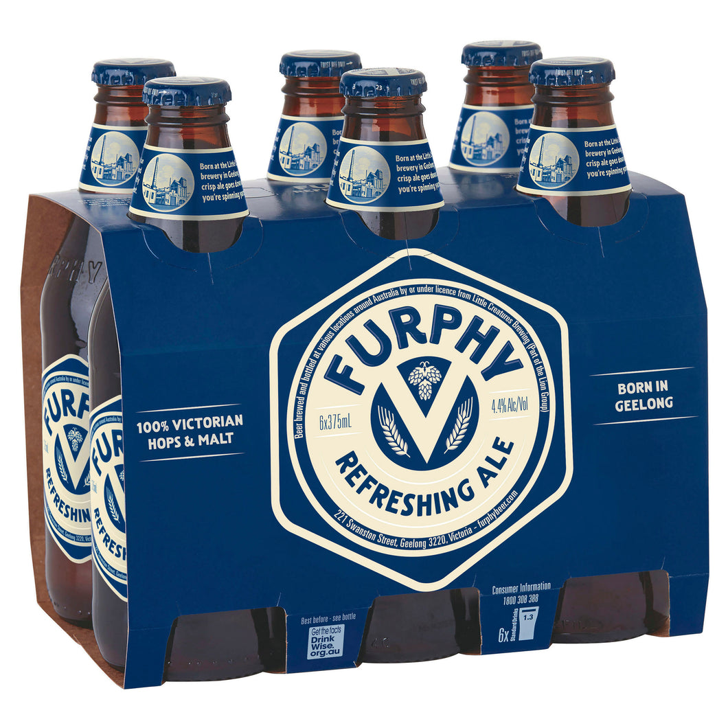 Furphy Refreshing Ale Bottles 375mL