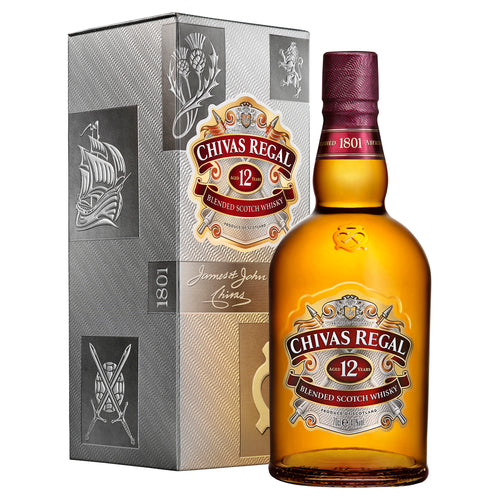 Chivas Regal 12 Year Old Blended Scotch Whisky - Liquor Lab