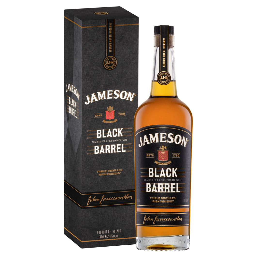 Jameson Black Barrel Triple Distilled Irish Whiskey 700mL