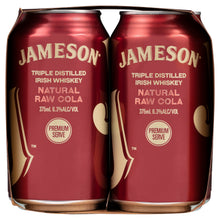 Load image into Gallery viewer, Jameson Irish Whiskey &amp; Natural Raw Cola Cans 375mL 6.3%
