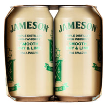 Load image into Gallery viewer, Jameson Irish Whiskey Smooth Dry &amp; Lime 6.3% Cans 375mL
