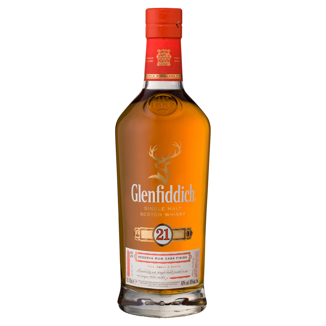 Glenfiddich 21 Year Old Single Malt Scotch Whisky 700mL
