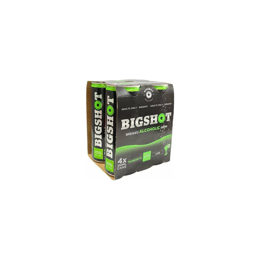 Bigshot Margarita Lime 250mL cans 10% - Liquor Lab