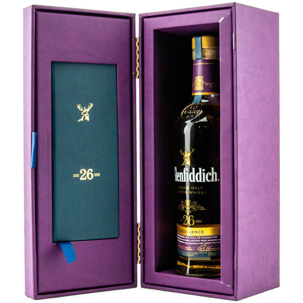 Glenfiddich Excellence 26 Year Old Single Malt Scotch Whisky 700mL