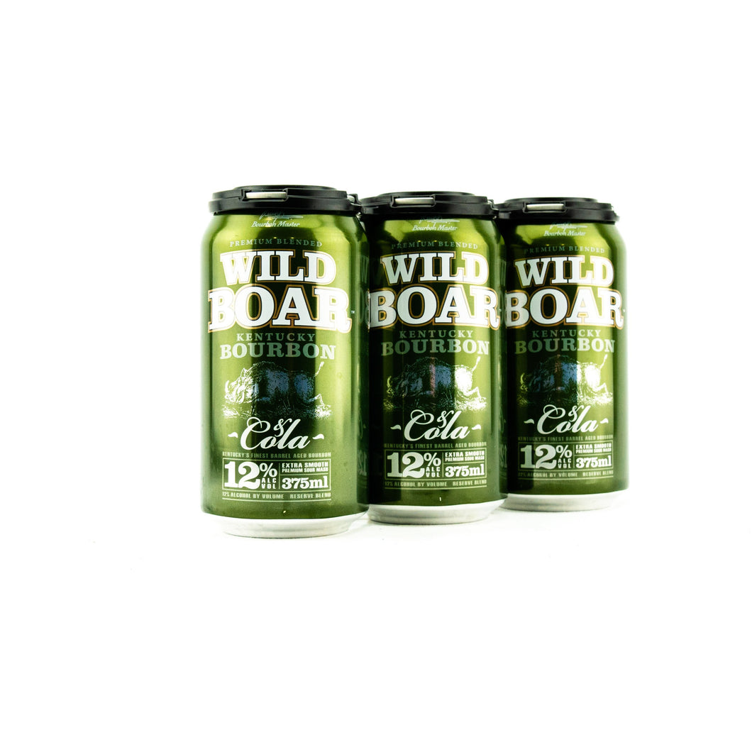 Wild Boar Kentucky Bourbon Cola 12% 375mL