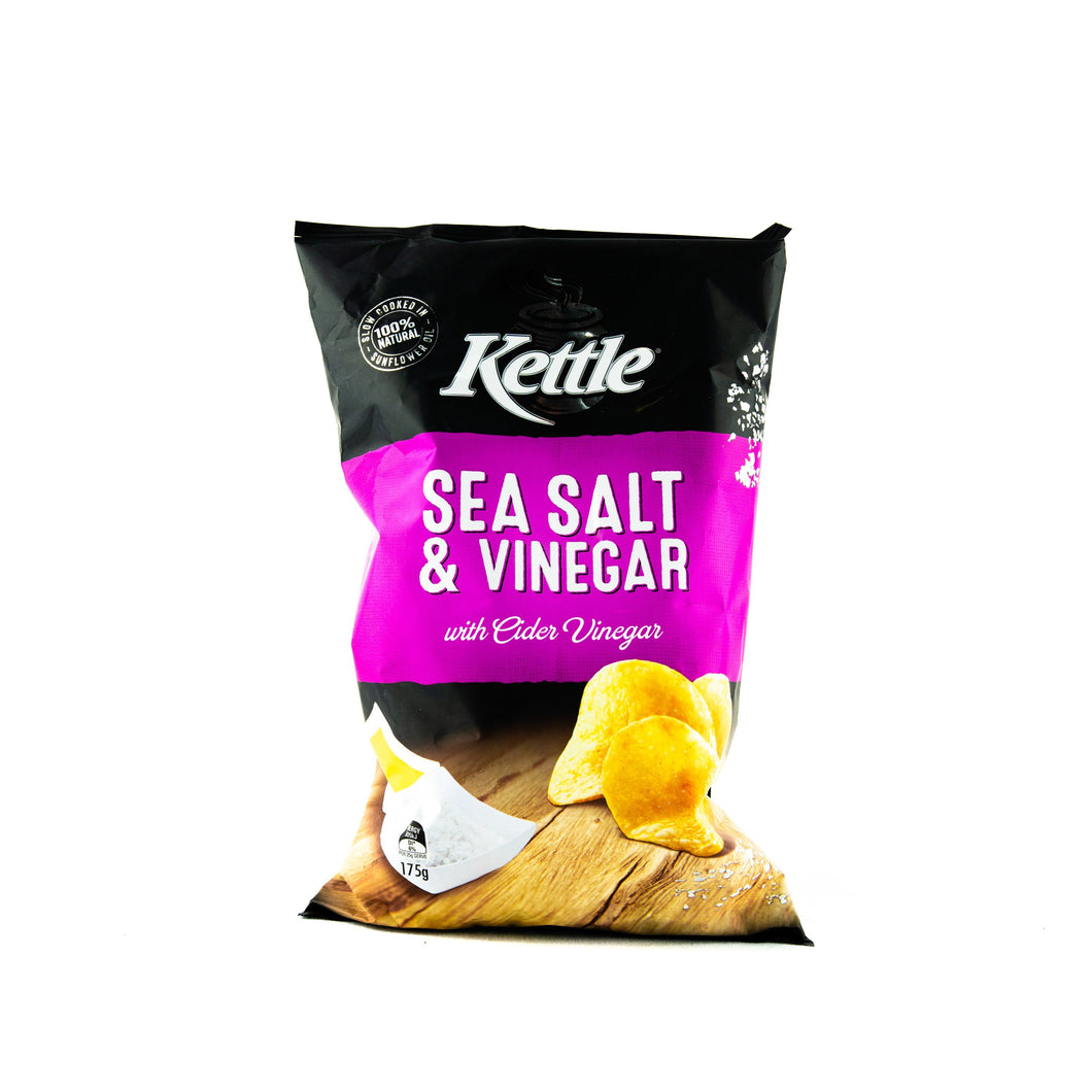 Kettle Sea Salt & Vinegar Potato Chips 175gms