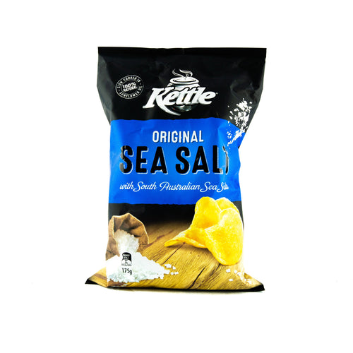 Kettle Sea Salt Potato Chips 175gms - Liquor Lab