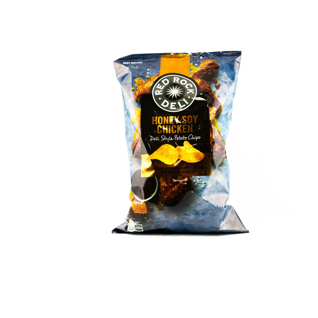 Red Rock Deli Honey Soy Chicken Potato Chips 150gms