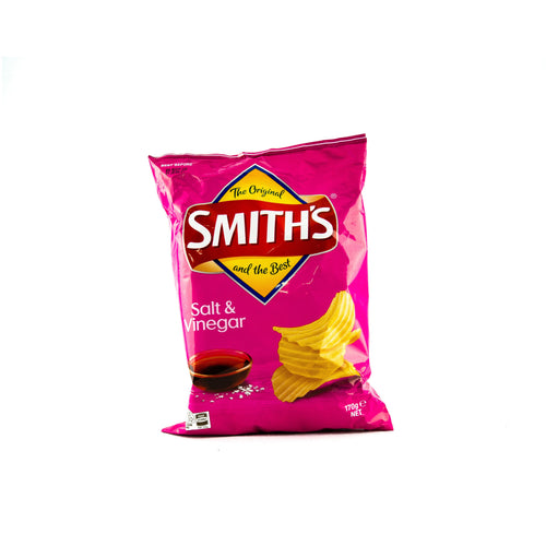 Smith's Crinkle Cut Salt & Vinegar Potato Chips 170gms - Liquor Lab
