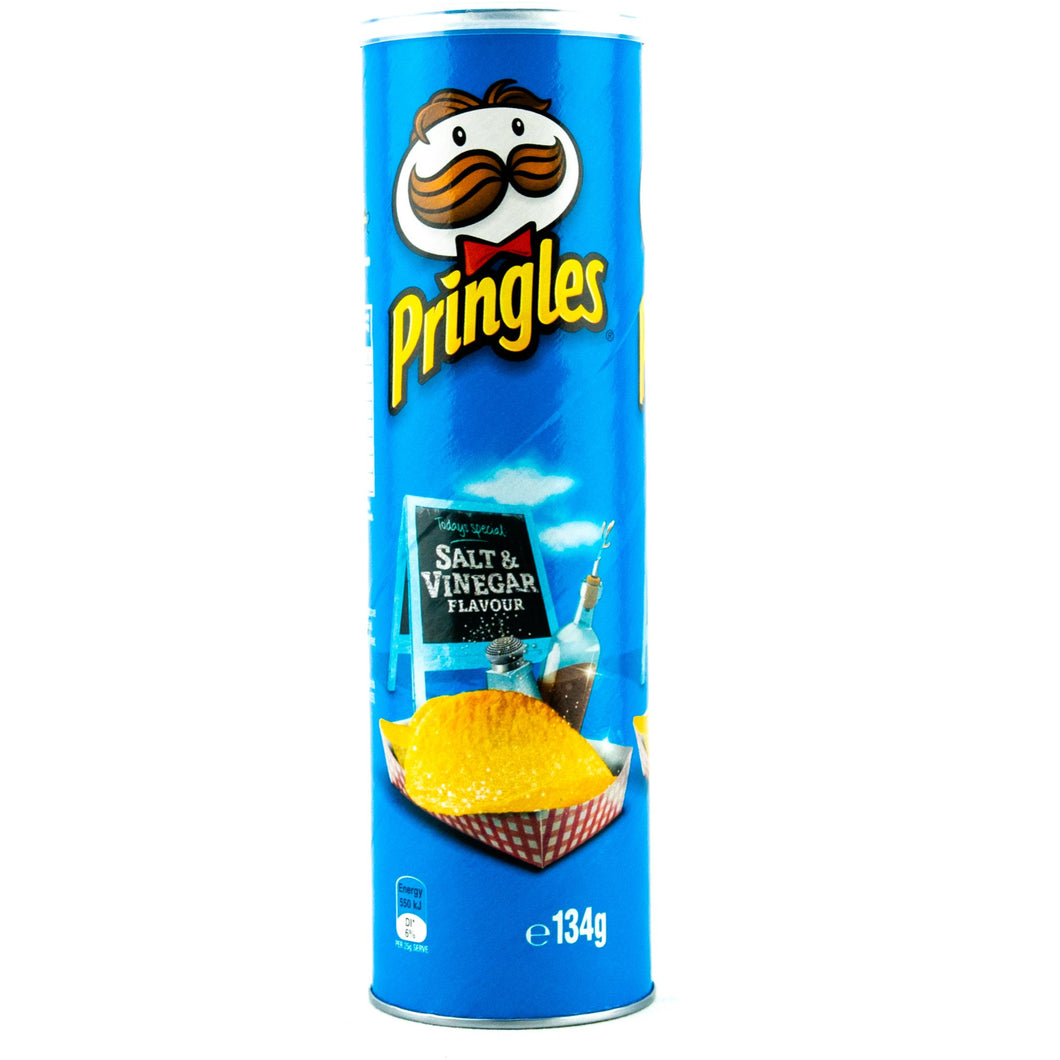 Pringles Salt & Vinegar Flavour Stacked Potato Chips 134gms - Liquor Lab