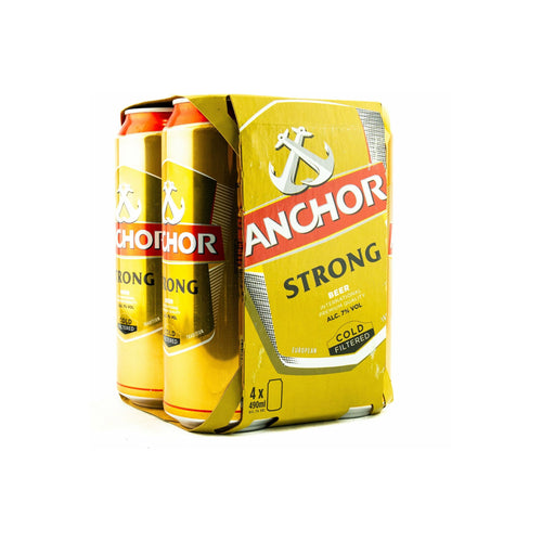 Anchor Strong Beer 490ml Cans 7%