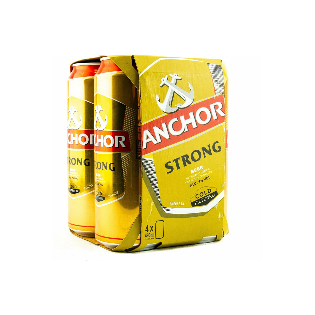 Anchor Strong Beer 490ml Cans 7%