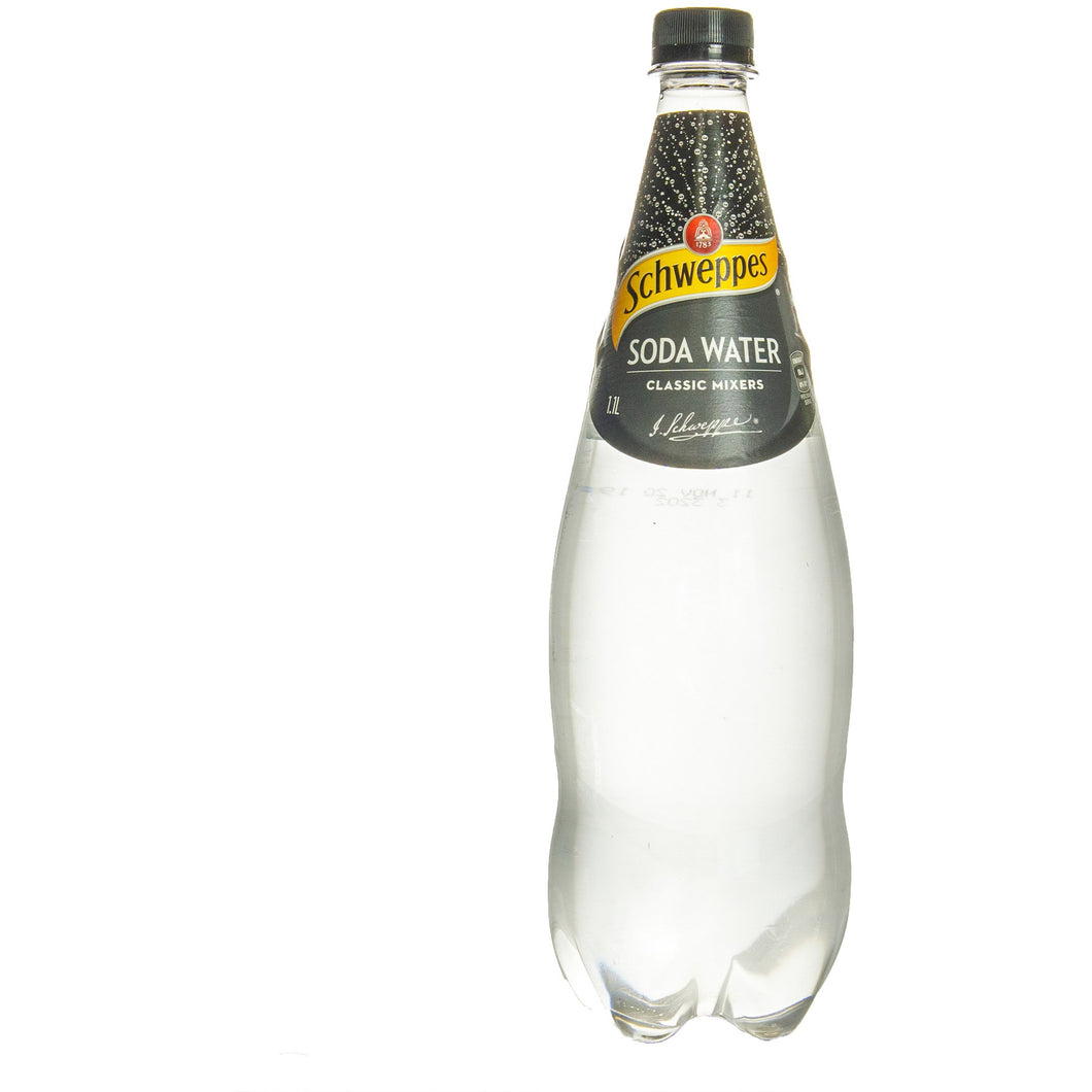 Schweppes Soda Water 1.1l